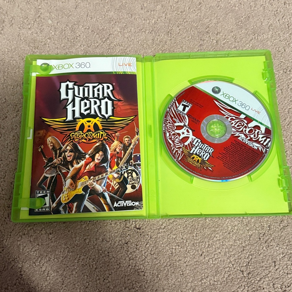 Guitar Hero Aerosmith | XBOX 360 | Vintage Video Game - Picture 2 of 3